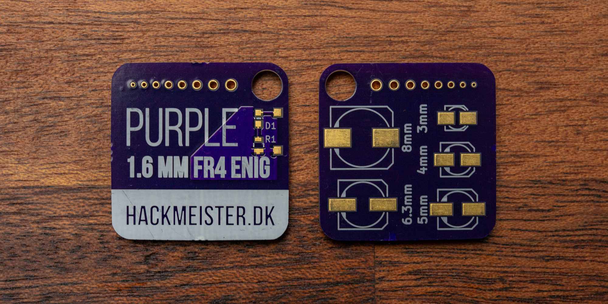 OSHPark 1.6mm Purple